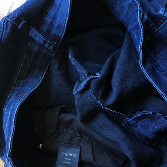 KFTK Ellen Ankle Skinny Jeans Dark Wash Size 10 - Picture 8 of 13